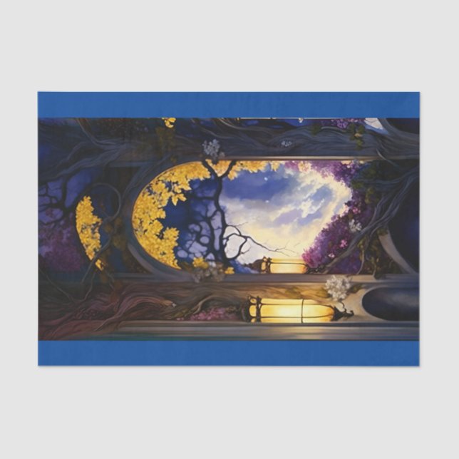 Papier Mousseline Résultats colorés (Recto)