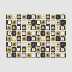Papier Mousseline Retro Glamorous Gold Tissue Paper