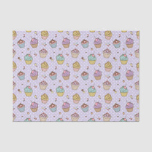 Papier Mousseline Rétro motif de bonbons