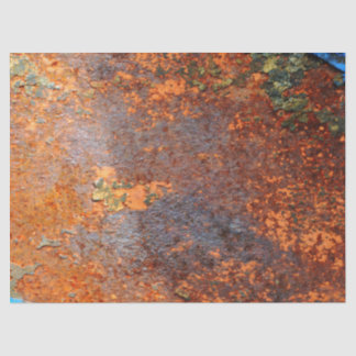 Papier Mousseline Rétro motif grunge rouillé de texture