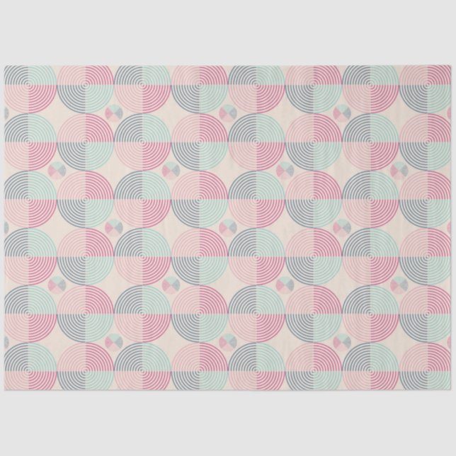 Papier Mousseline Rétro spiral vibes (Recto)