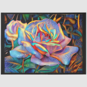 Papier Mousseline Rêve d'art Rose brillant unique