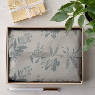 Papier Mousseline Rêve de jardin silhouette botanique élégante - bei