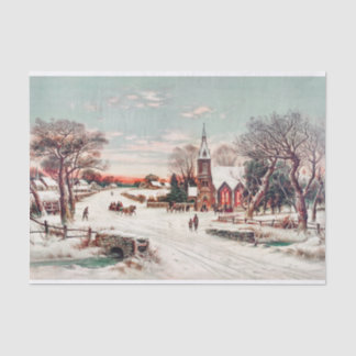 Papier Mousseline Réveillon de Noël par Hoover & Son Peinture
