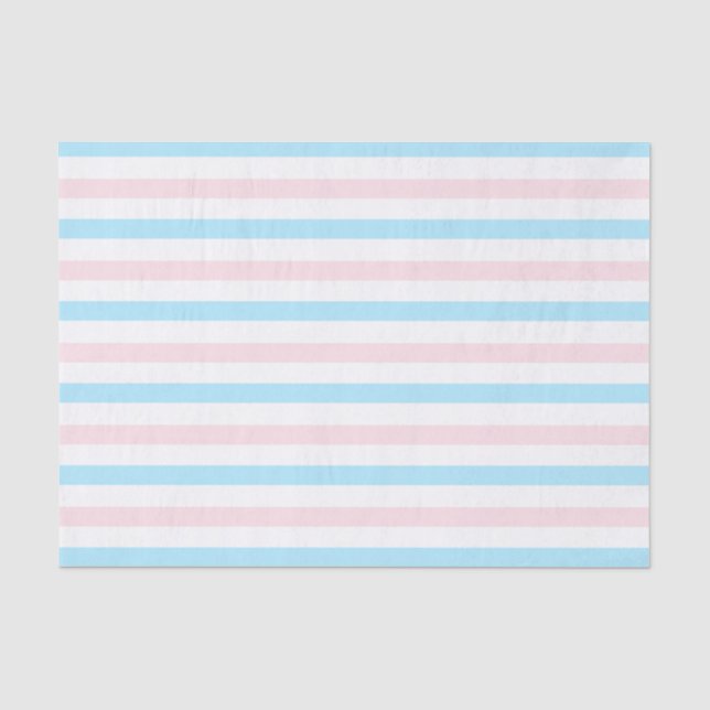 Papier Mousseline Révélation de genre en bleu rose (Recto)