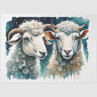 Papier Mousseline Rêver le mouton