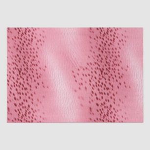 Papier Mousseline Revêtement en cuir rose tacheté