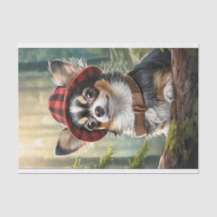 Papier Mousseline Rex le Chihuahua d'aventure, Canin de camping