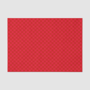 Papier Mousseline Rich Noël Rouge moderne chèque Motif Enveloppement