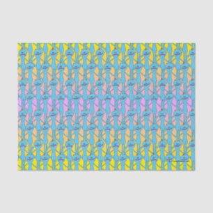 Papier Mousseline RICK ET MORTY™ Rainbow M. Meeseeks Motif