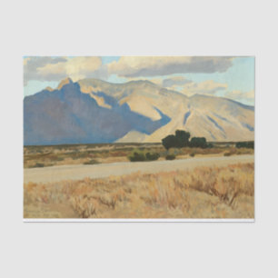 Papier Mousseline Ridge and Rillito, Arizona par Maynard Dixon
