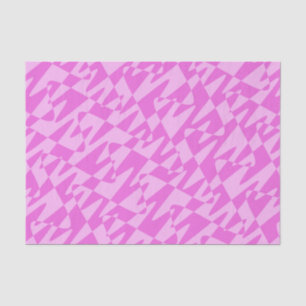 Papier Mousseline ripple rétroonde - duo rose :
