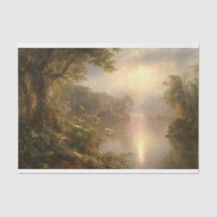 Papier Mousseline Rivière de la Lumière, église Frederic Edwin