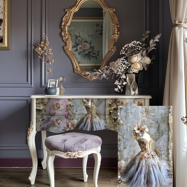 Papier Mousseline Robe de rêve Fairy Tale Fantasia Shabby Chic (Fairy Tale Fantasia, Dream Dress, Ballerina Tutu, Vintage Mannequin, Shabby Chic, Decoupage Tissue )