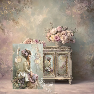 Papier Mousseline Robes de bal en dentelle et légère Lady Sage Mauve