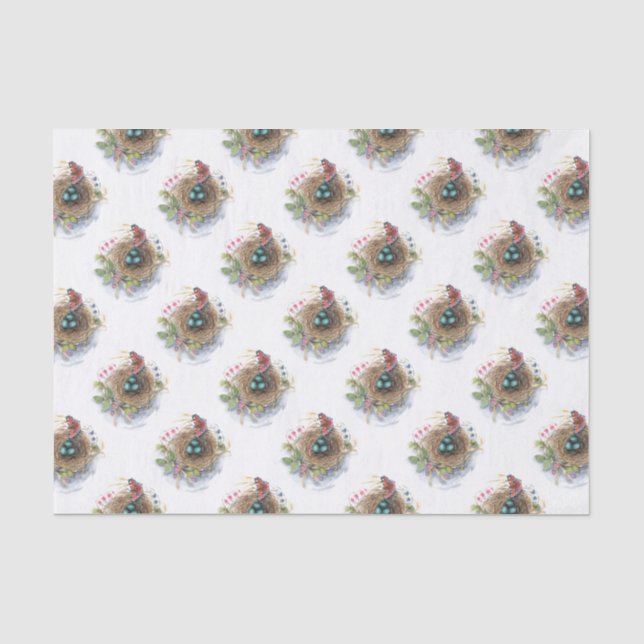 Papier Mousseline Robin Nest (Recto)