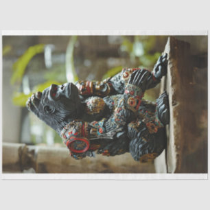 Papier Mousseline Robotique Black Gorilla Decoupage