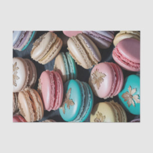 Papier Mousseline Rococo French Macarons Document de découpage 2