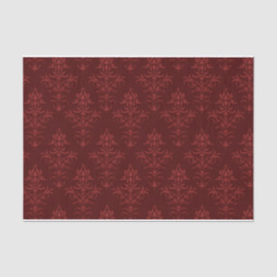 Papier Mousseline Rococos en rouge
