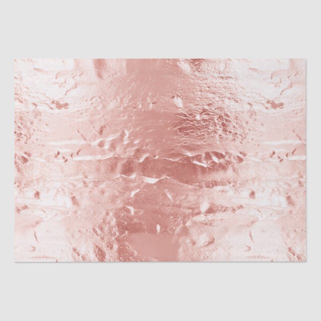 Papier Mousseline Rose Champagne rose Glam Mariage (Recto)