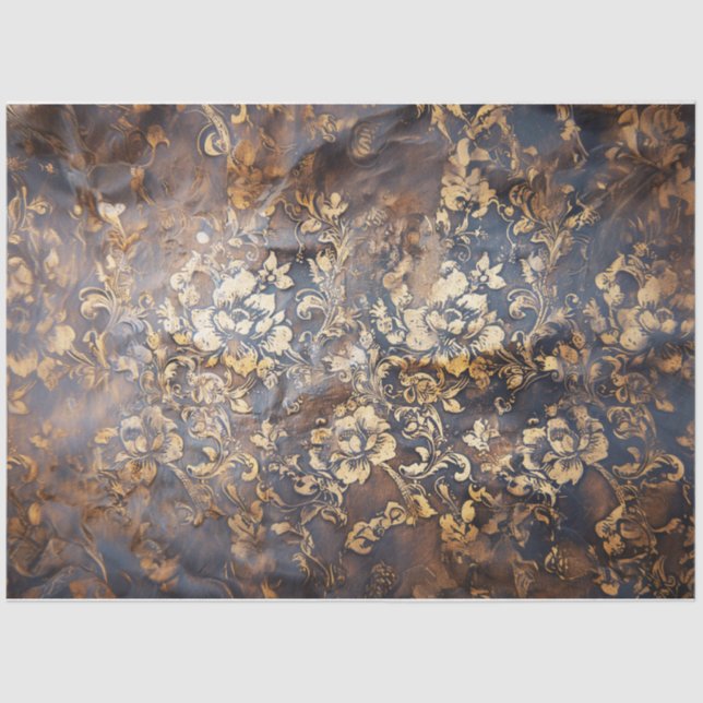 Papier Mousseline Rose d'or (Recto)