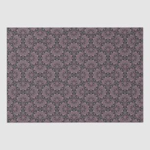 Papier Mousseline Rose Dusky Fronds Dot Mandala Art Déco Fans