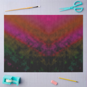 Papier Mousseline Rose Ember Fade