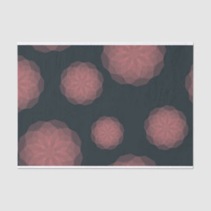 Papier Mousseline Rose, géométrique, cool, abstraction fleur tendanc