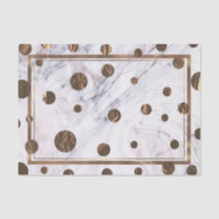 Rose Gold Marble Swirl Bronze Copper tendance Part