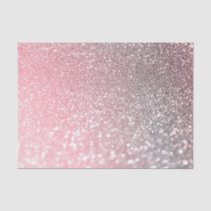 Papier Mousseline Rose Gold Pink Sparkle Luxury Parties scintillant 