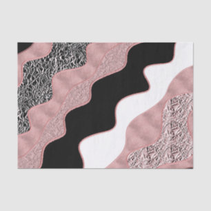 Papier Mousseline Rose Gold Rose Abstrait Moderne Tendance