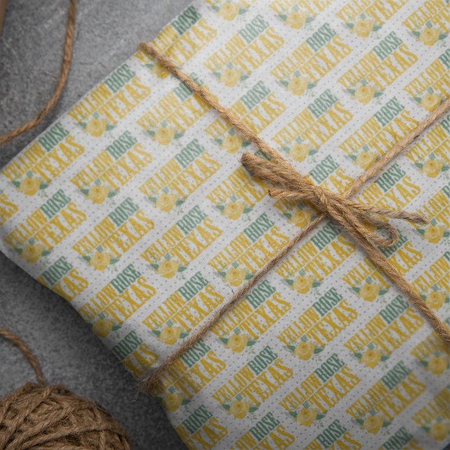 Papier Mousseline Rose jaune du Texas (Créateur téléchargé)