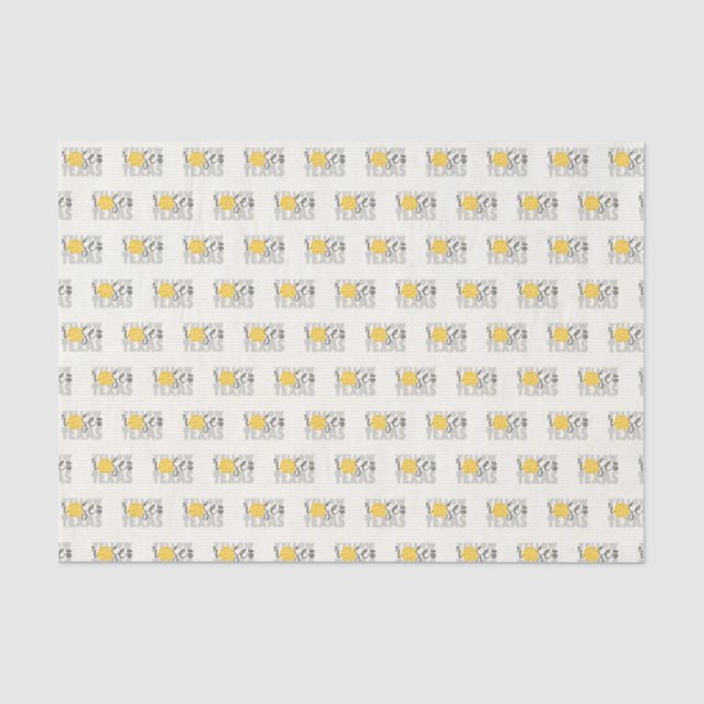 Papier Mousseline Rose jaune gris du Texas (Recto)