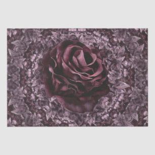 Papier Mousseline Rose Mandala