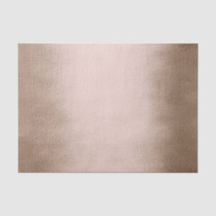 Papier Mousseline Rose Or bronze métal maigre cuivre soie