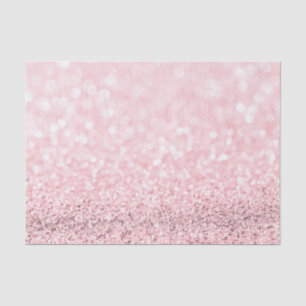 Papier Mousseline Rose Rose Or Blush Parties scintillant Delicic Whi