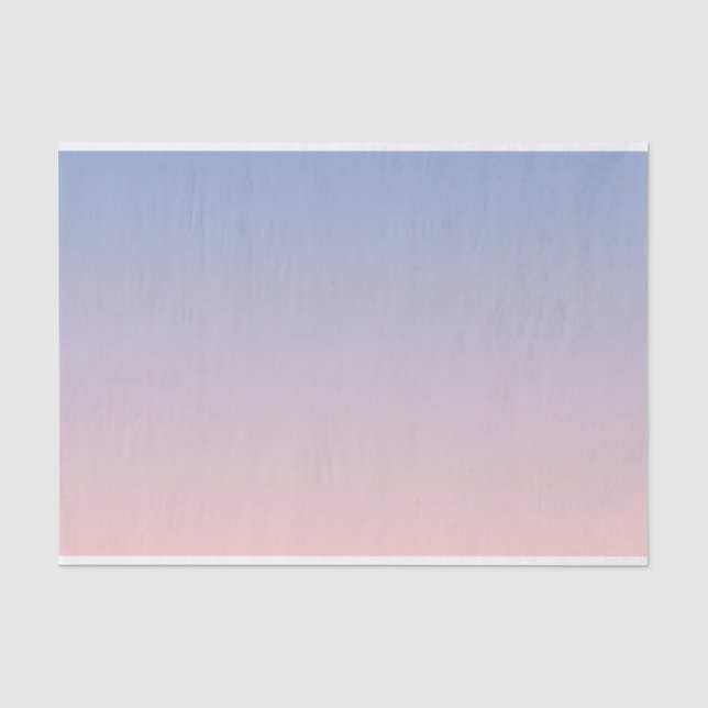 Papier Mousseline Rose Serenity Quartz bleu rose Ombre (Recto)