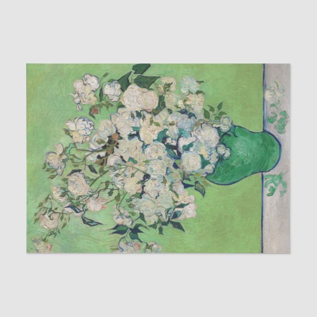 Papier Mousseline Rose, Vincent van Gogh, Découpage (Recto)