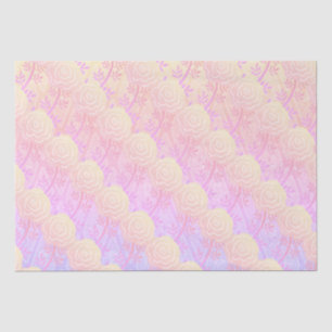 Papier Mousseline Roses de couleur Whimsical