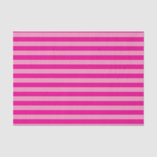 Papier Mousseline Roses indien et rayures rose-clair