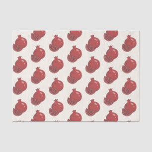 Papier Mousseline Rosh Hashanah grenades rouges Grunge Style