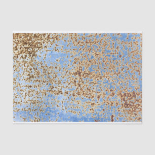 Papier Mousseline Rosty Distressed Grunge Bleu Peinture do-it-yourse
