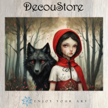 Rouge et le Loup Découpage