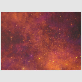 Papier Mousseline Rouge Galaxy Series Design 5