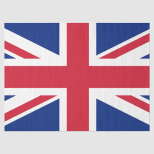 Papier Mousseline Royaume-Uni Union Jack Drapeau des colonies britan