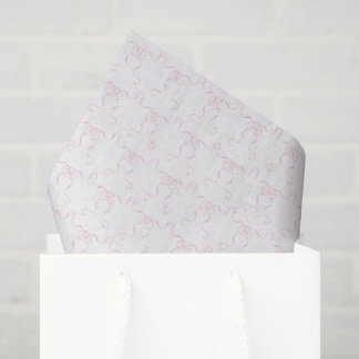 Papier Mousseline Rubans rose pâle à l'aquarelle