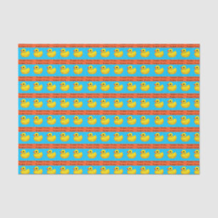 Papier Mousseline Rubber Ducky