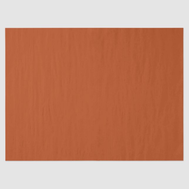 Papier Mousseline Rust Solid Color (Recto)