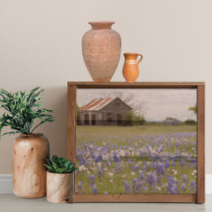 Papier Mousseline Rustic Farm Texas Bluebonnets découpage