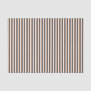 Papier Mousseline Rustique Élégant Trappes Verticales Rose Brown Gri
